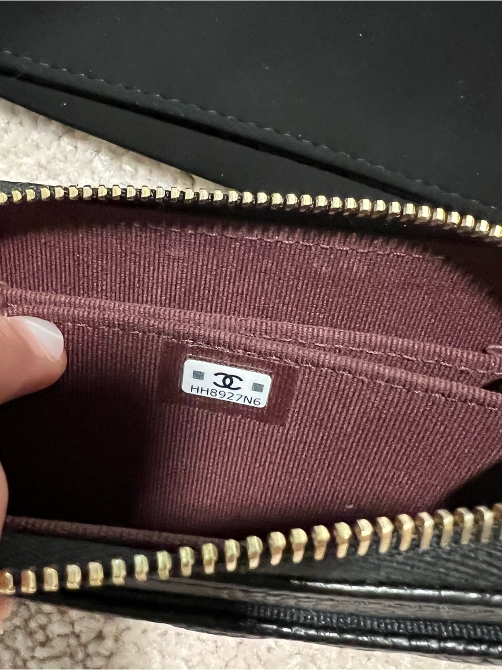 Chanel classic zipper coin purse - Picture 5 of 6